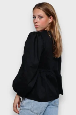 Meet Me There Tops|Angel Blouse Black