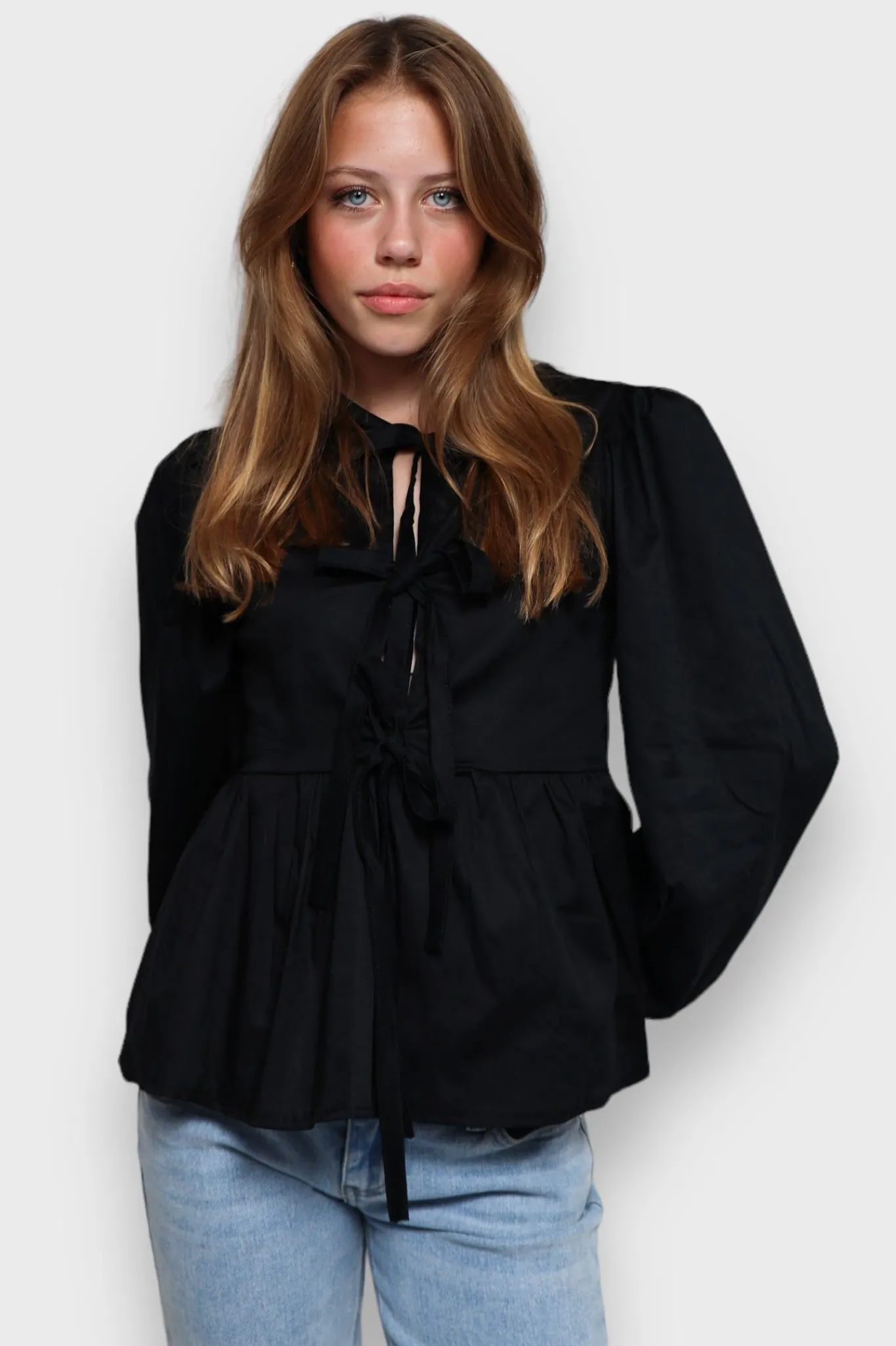 Meet Me There Blouses|Angel Blouse Black