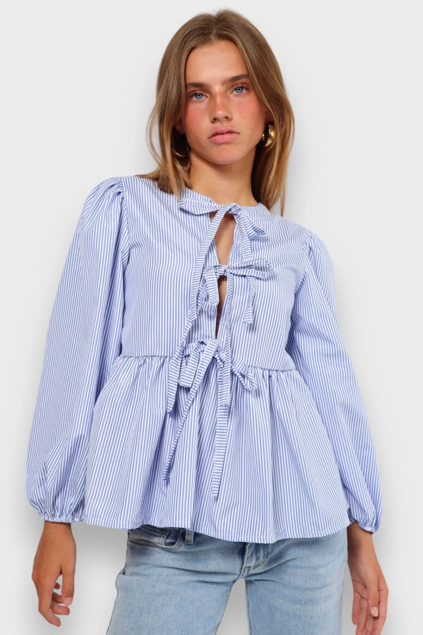 Meet Me There Blouses|Angel Blouse Striped