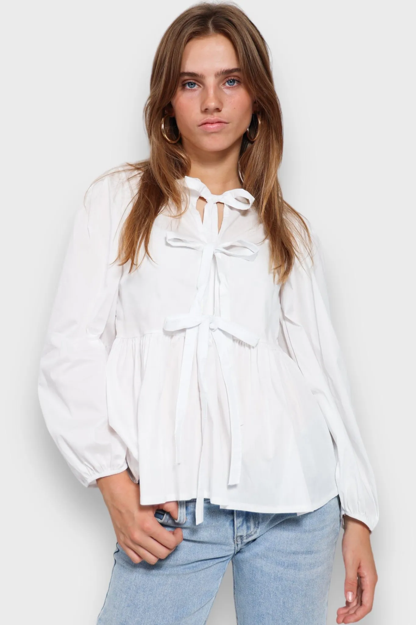 Meet Me There Blouses|Angel Blouse White