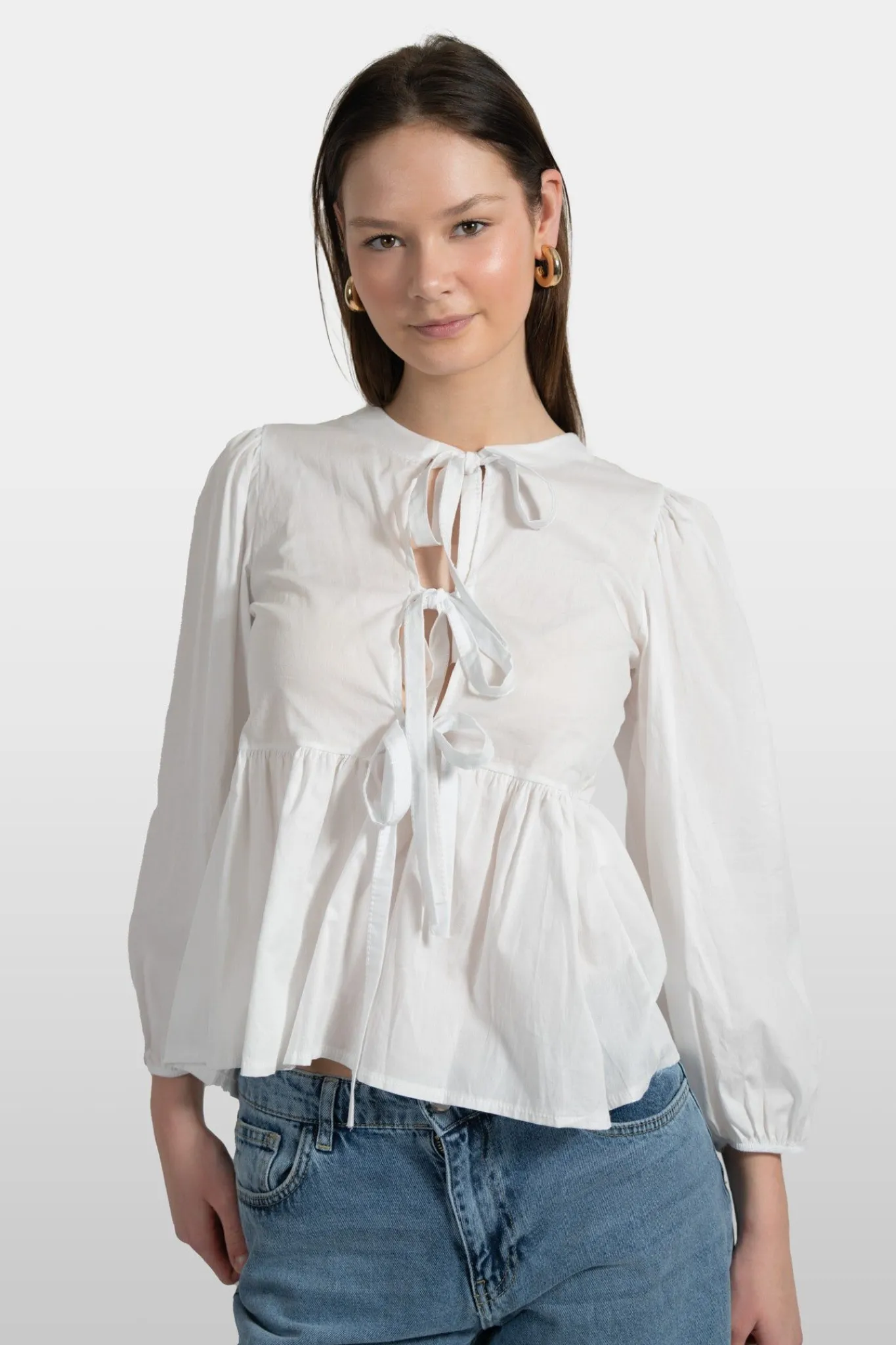 Meet Me There Blouses|Angel Blouse White