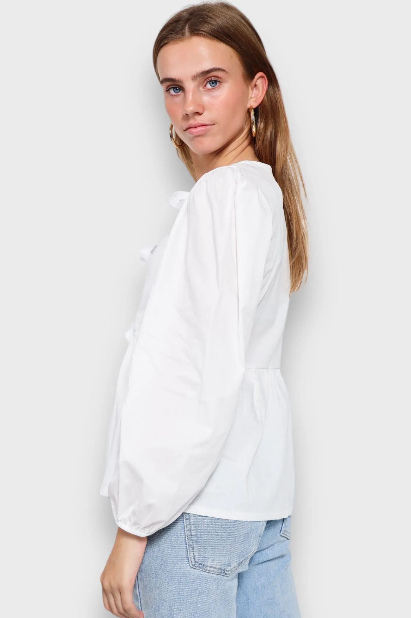 Meet Me There Tops|Angel Blouse White