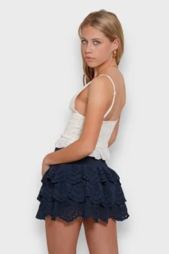 Meet Me There Skirts|Cancun Skirt Navy