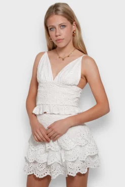 Meet Me There Skirts|Cancun Skirt White