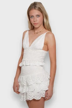 Meet Me There Skirts|Cancun Skirt White