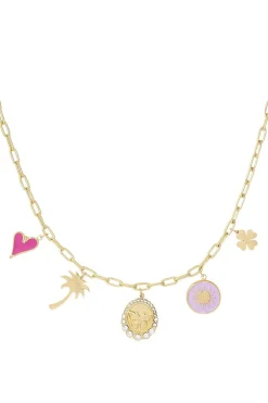 Meet Me There Jewelery|Charm Necklace Palms