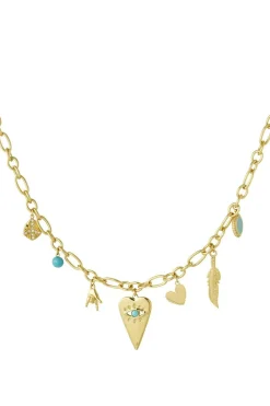 Meet Me There Jewelery|Charm Necklace Turqoise