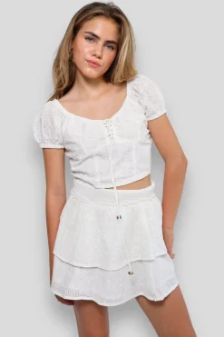 Meet Me There Tops|Como Top White