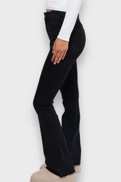 Meet Me There Trousers|Flared Jeans Black