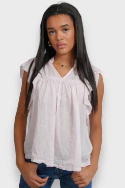 Meet Me There Tops|Flora Blouse Baby Pink