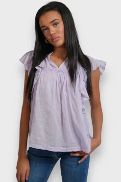 Meet Me There Tops|Flora Blouse Lilac