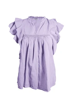Meet Me There Tops|Flora Blouse Lilac