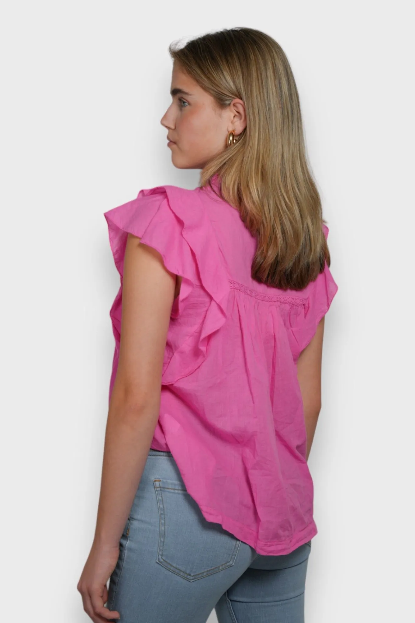 Meet Me There Blouses|Flora Blouse Pink