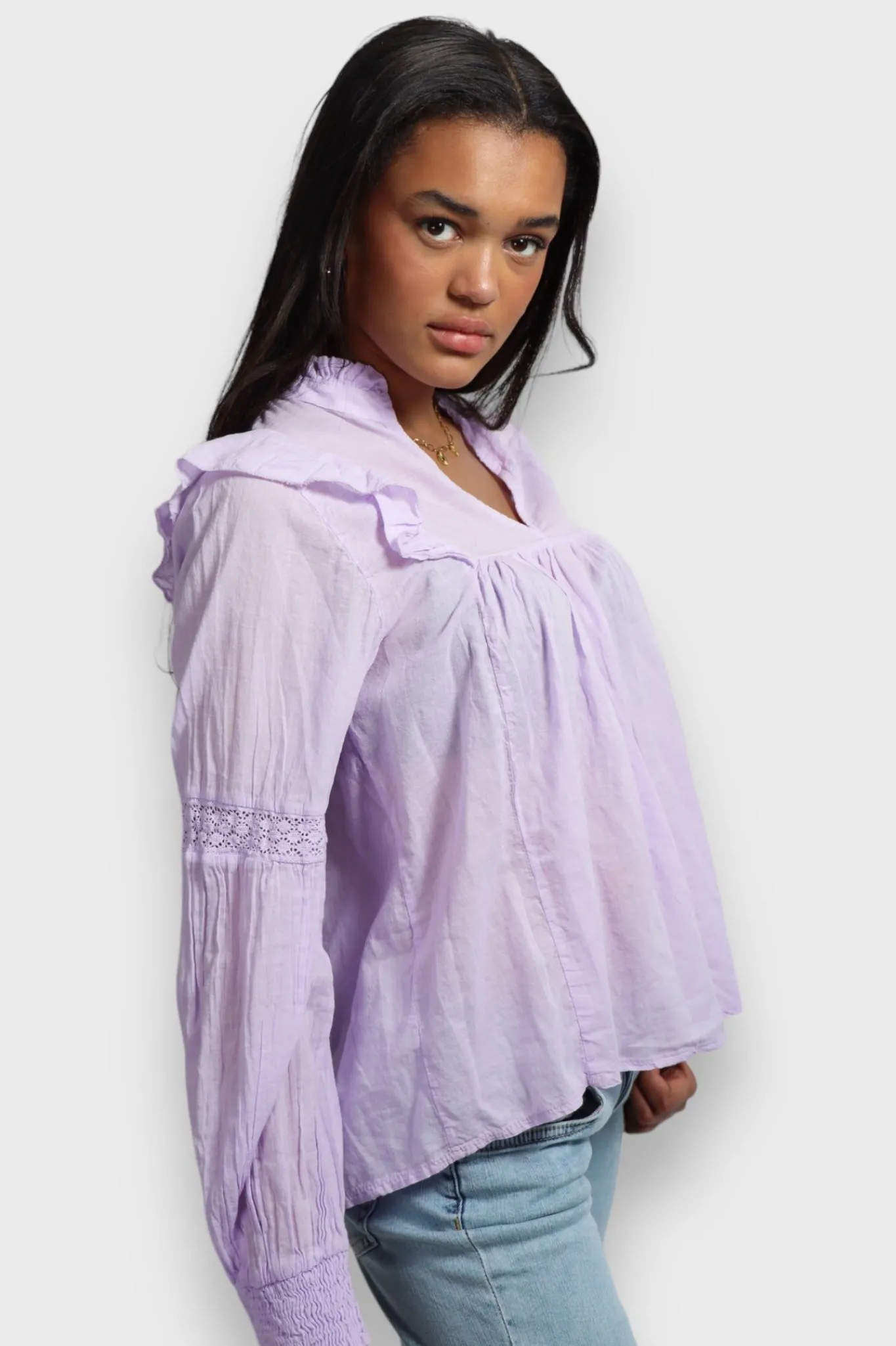 Meet Me There Tops|Glory Blouse Lilac