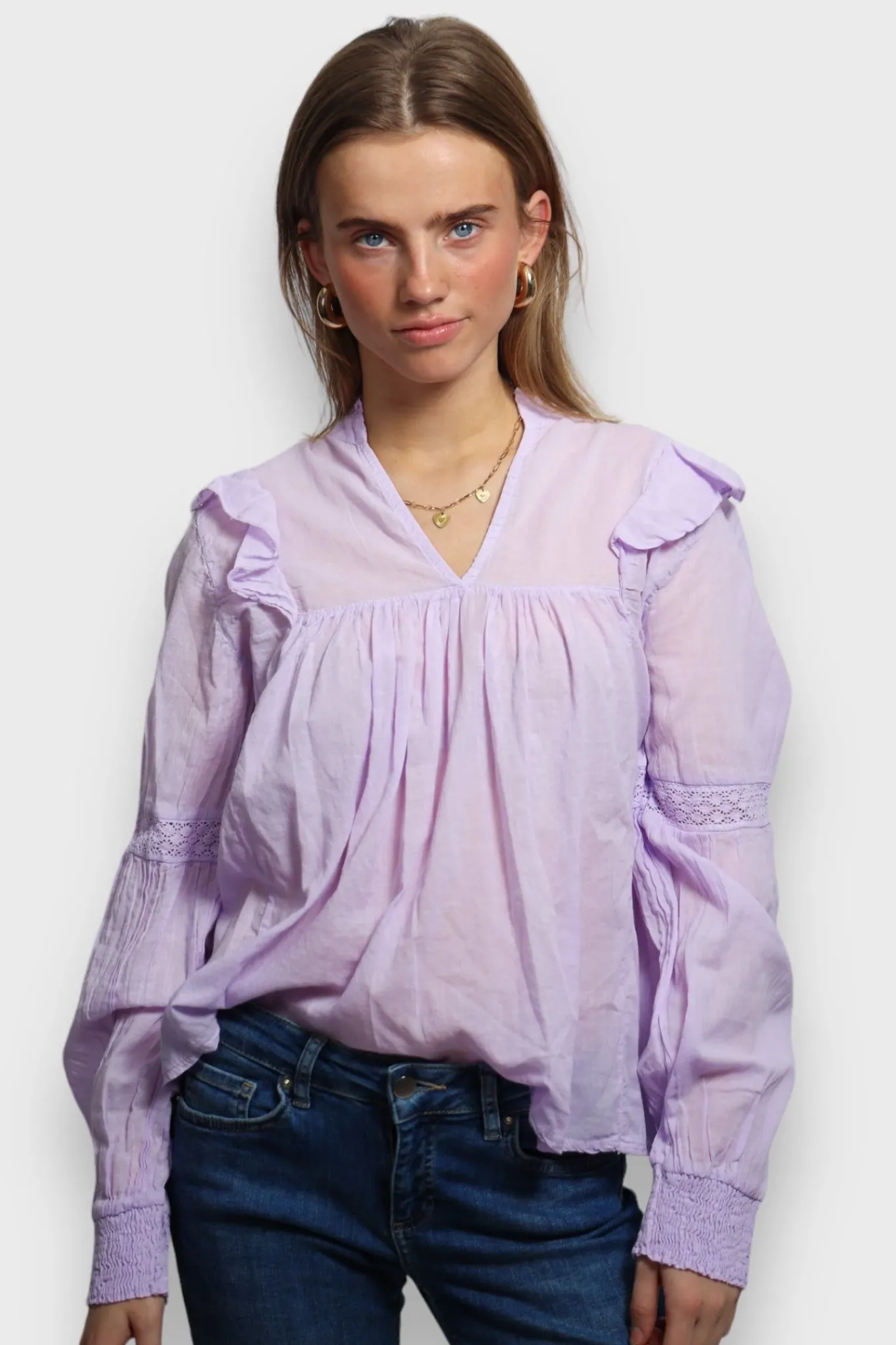 Meet Me There Tops|Glory Blouse Lilac