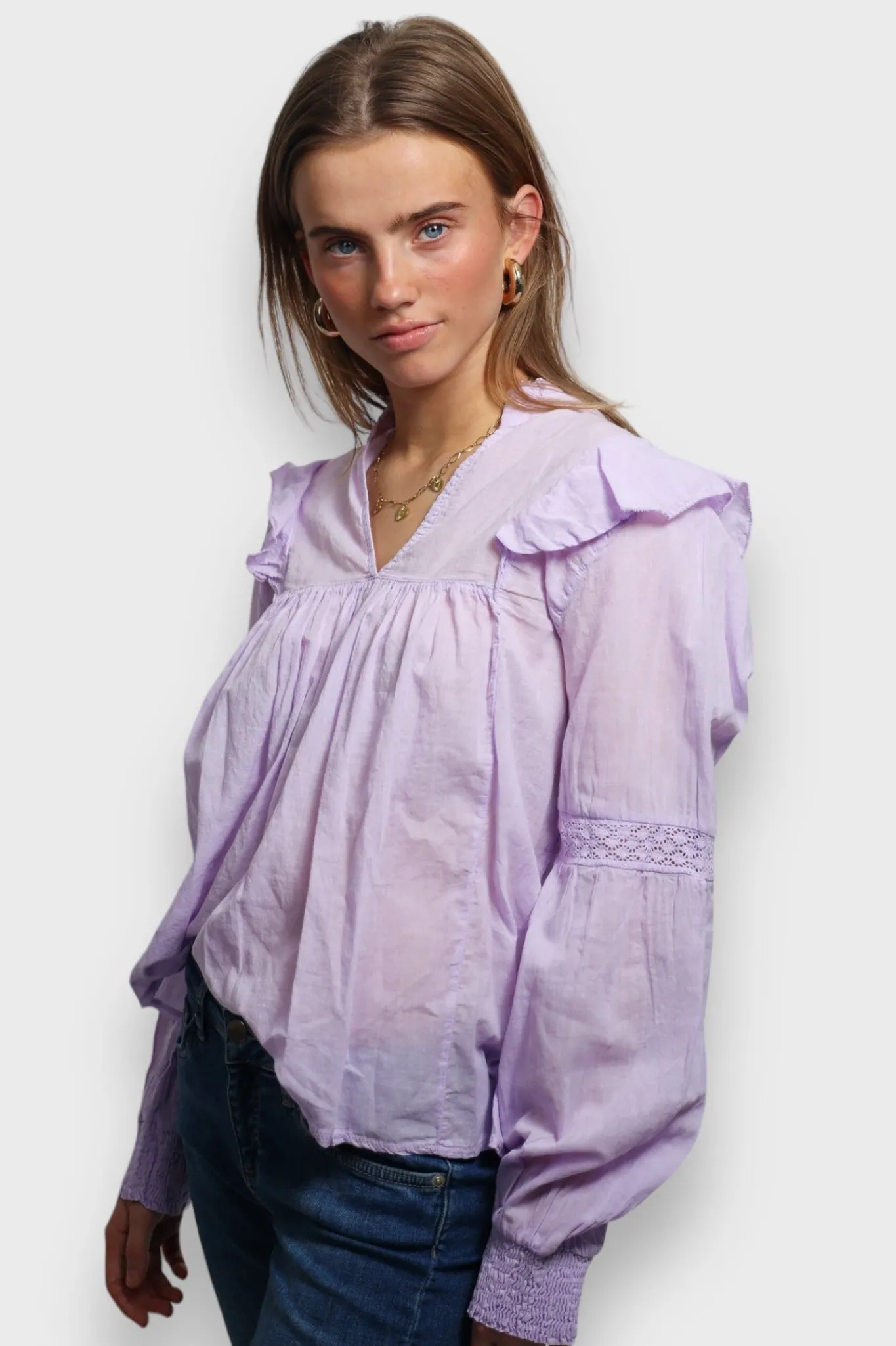 Meet Me There Tops|Glory Blouse Lilac