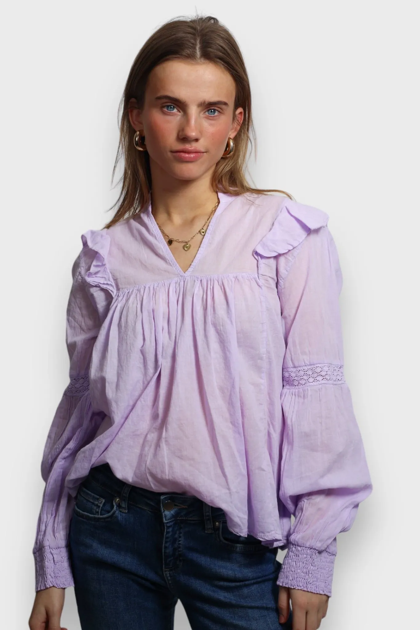 Meet Me There Tops|Glory Blouse Lilac
