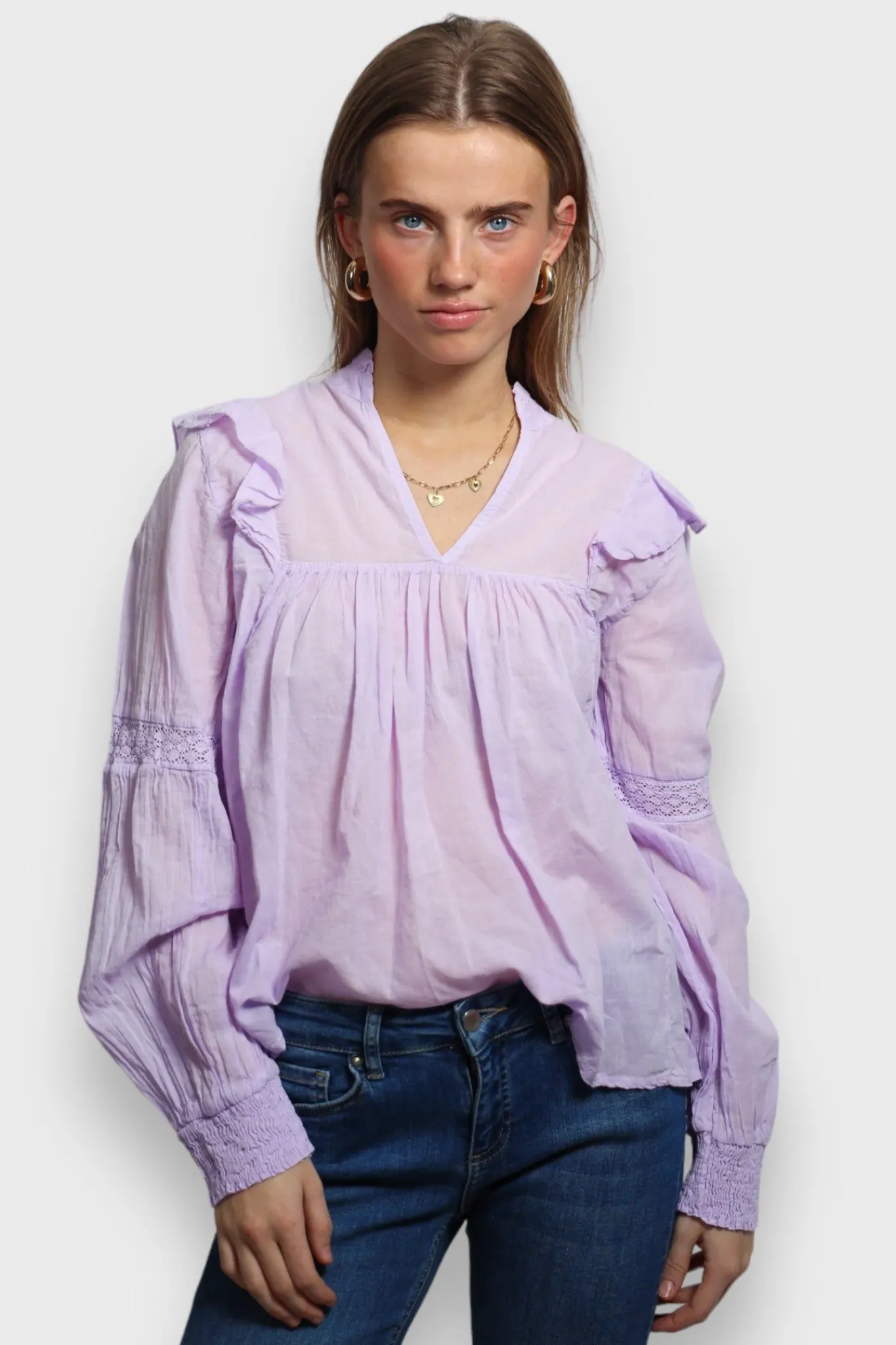 Meet Me There Tops|Glory Blouse Lilac