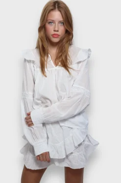 Meet Me There Blouses|Glory Blouse White