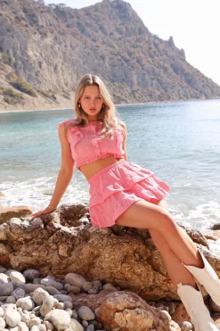 Meet Me There Skirts|Joy Skort Coral