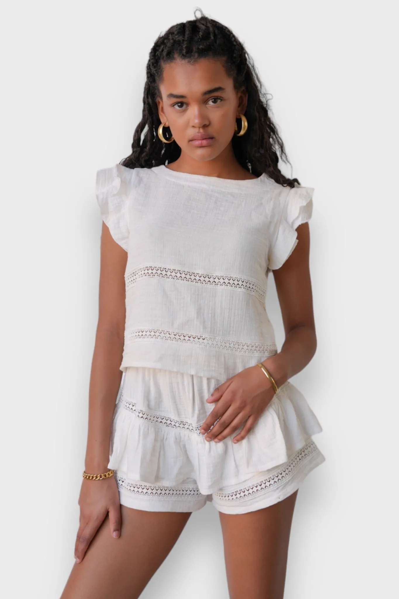 Meet Me There Skirts|Junies Short White