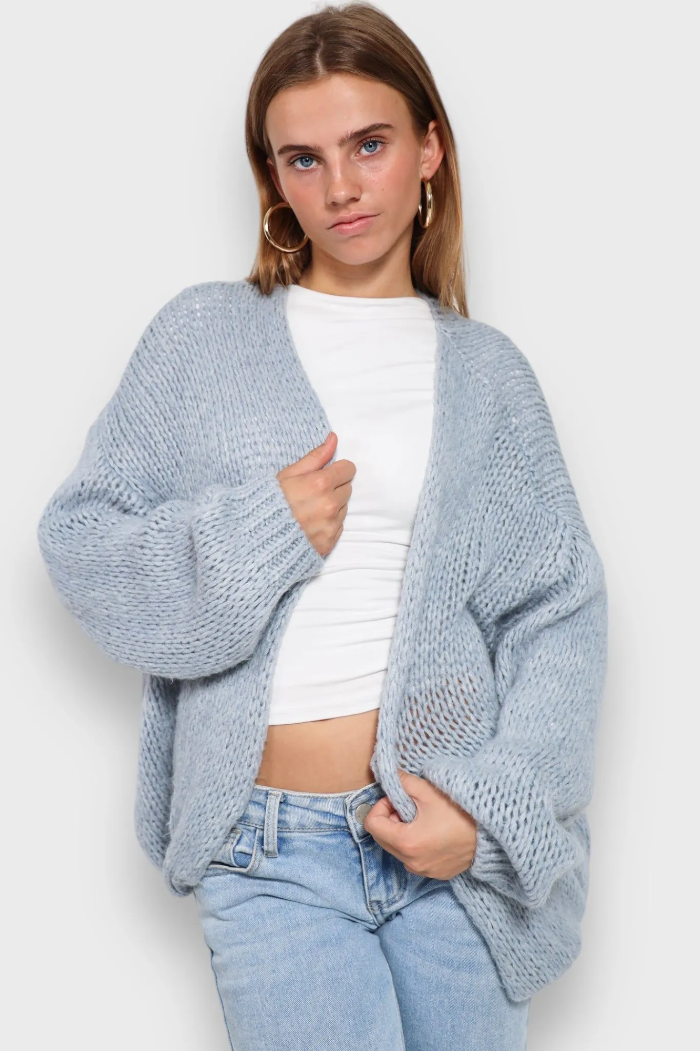 Meet Me There Cardigans And Sweaters|Keep Me Warm Cardigan Light Blue