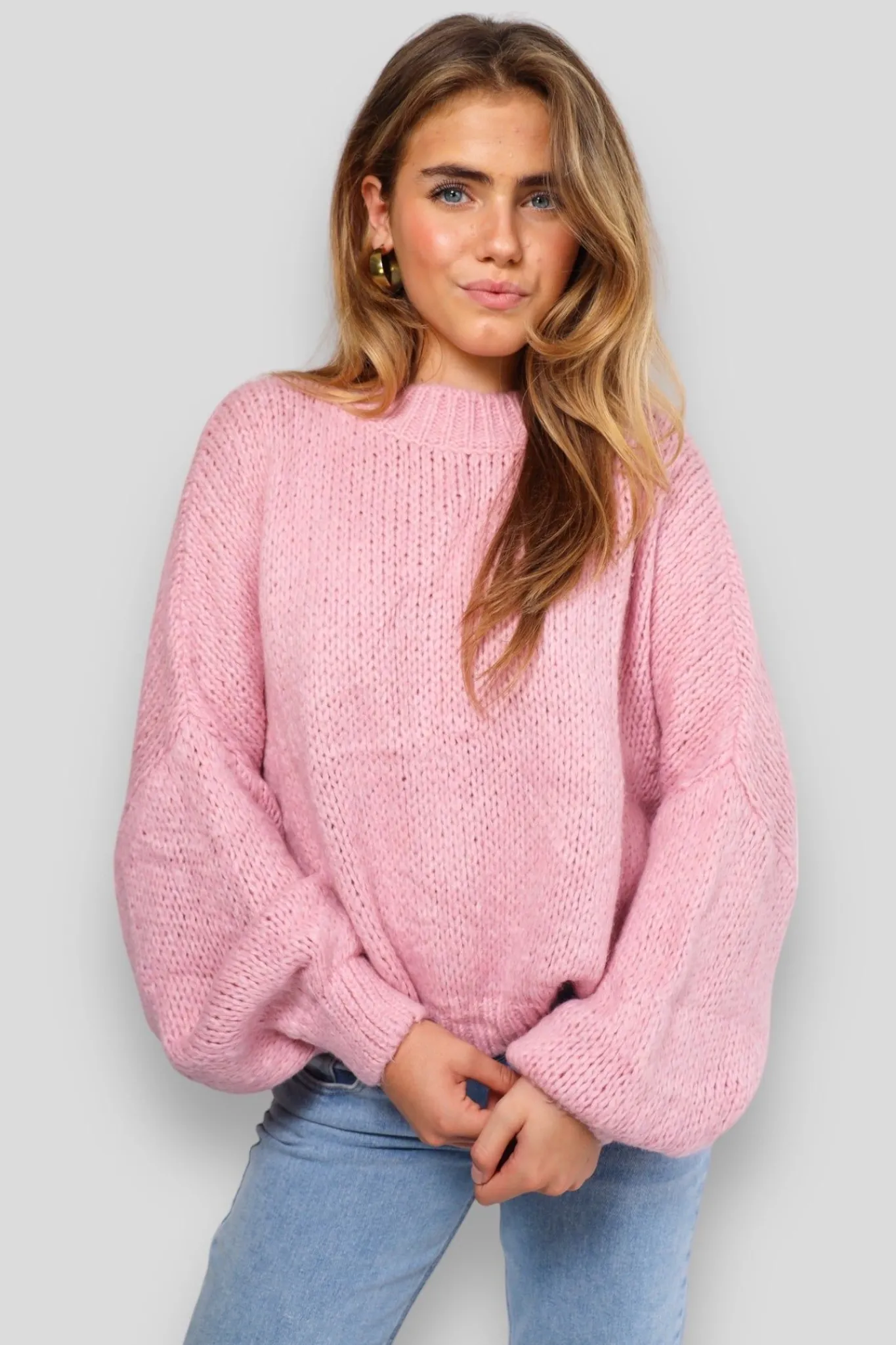 Meet Me There Cardigans And Sweaters|Keep Me Warm Sweater Baby Pink
