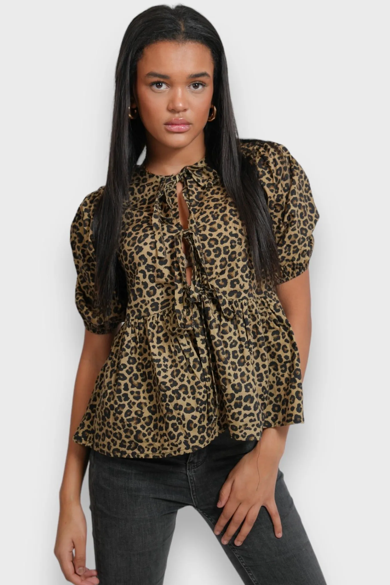 Meet Me There Tops|Leopard Shirt