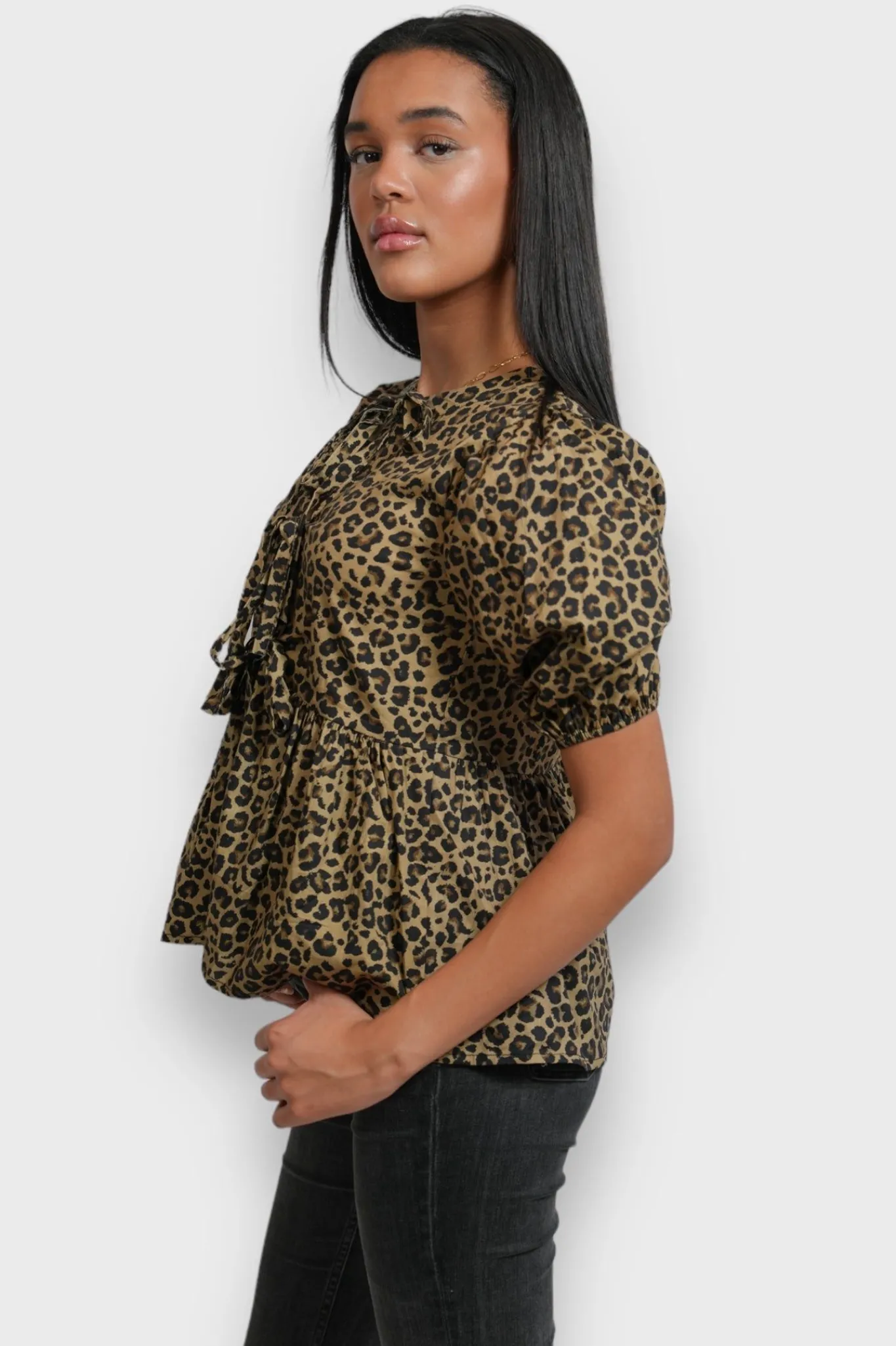 Meet Me There Tops|Leopard Shirt