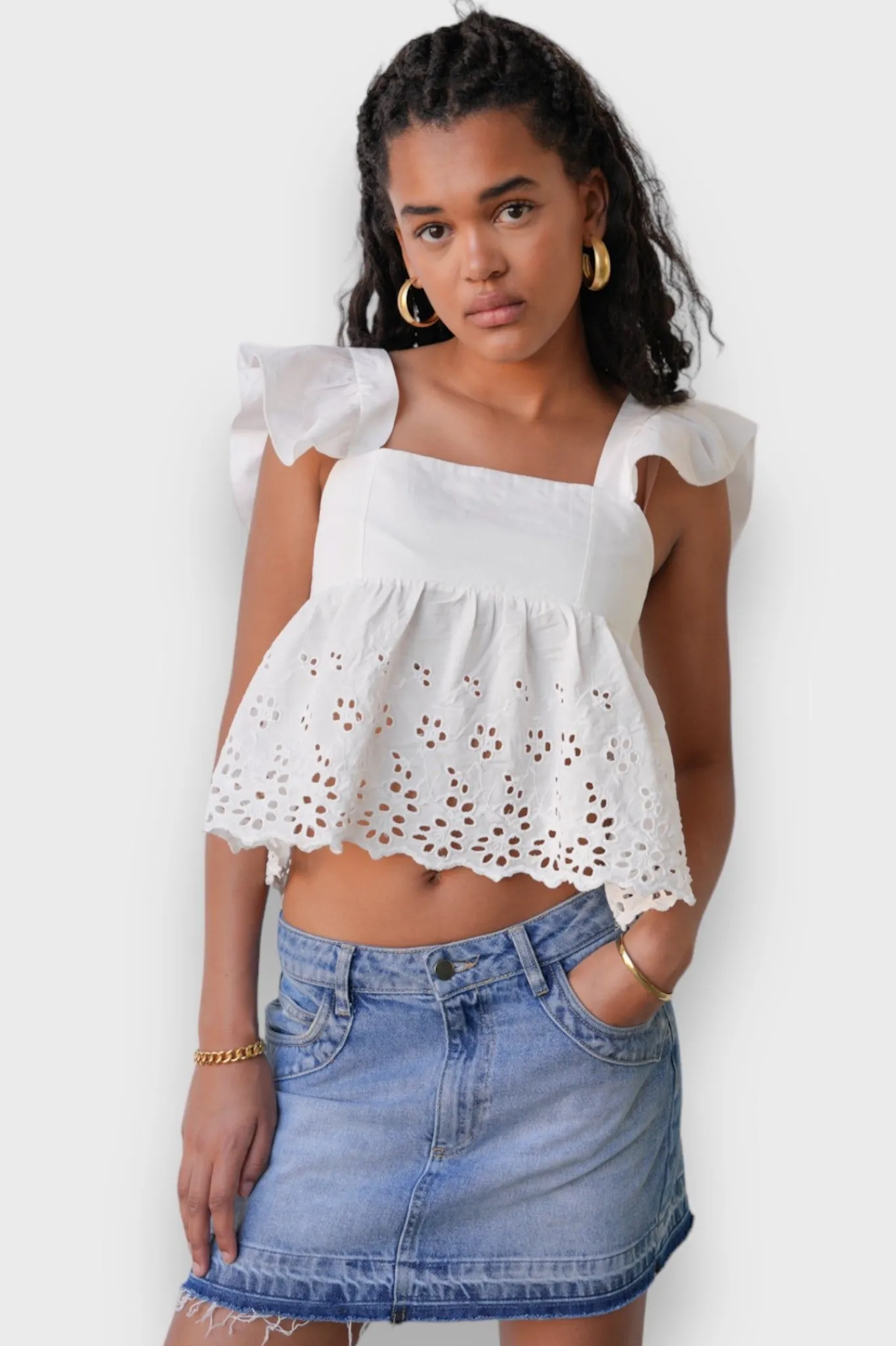 Meet Me There Tops|Lily Top White