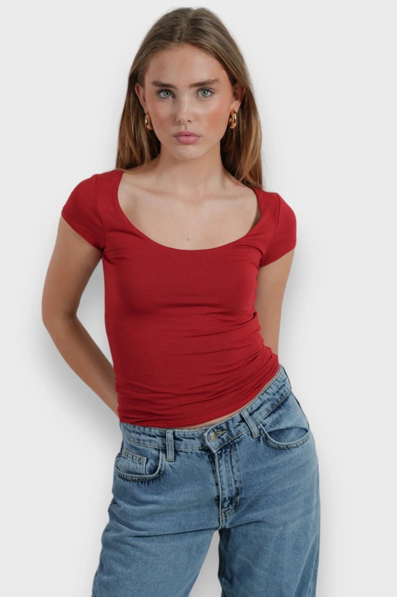 Meet Me There Tops|Lola Top Red