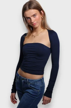 Meet Me There Tops|Loua Top Navy