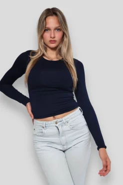Meet Me There Tops|Muse Top Navy
