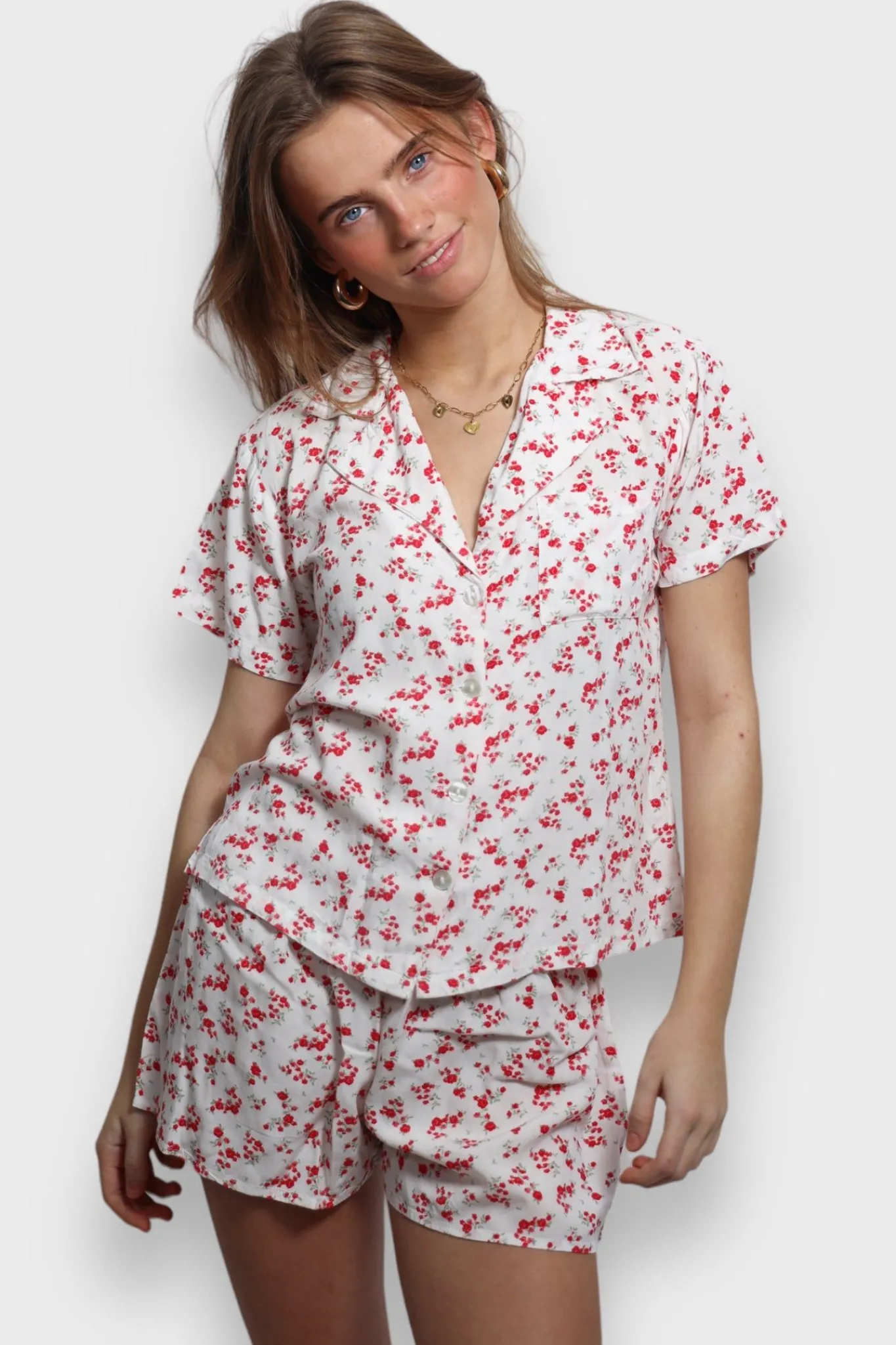 Meet Me There Loungewear|Rosy Pajamas