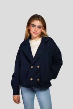 Meet Me There Jacks|Scandi Coat Blue