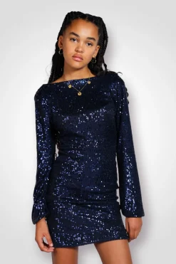 Meet Me There Dresses|Shine Dress Blue