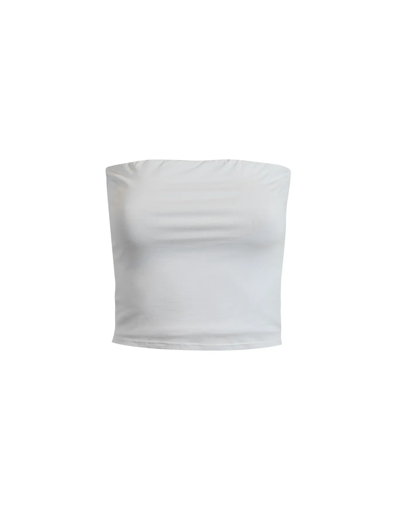 Meet Me There Tops|Tube Top White