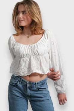 Meet Me There Blouses|Violet Blouse White